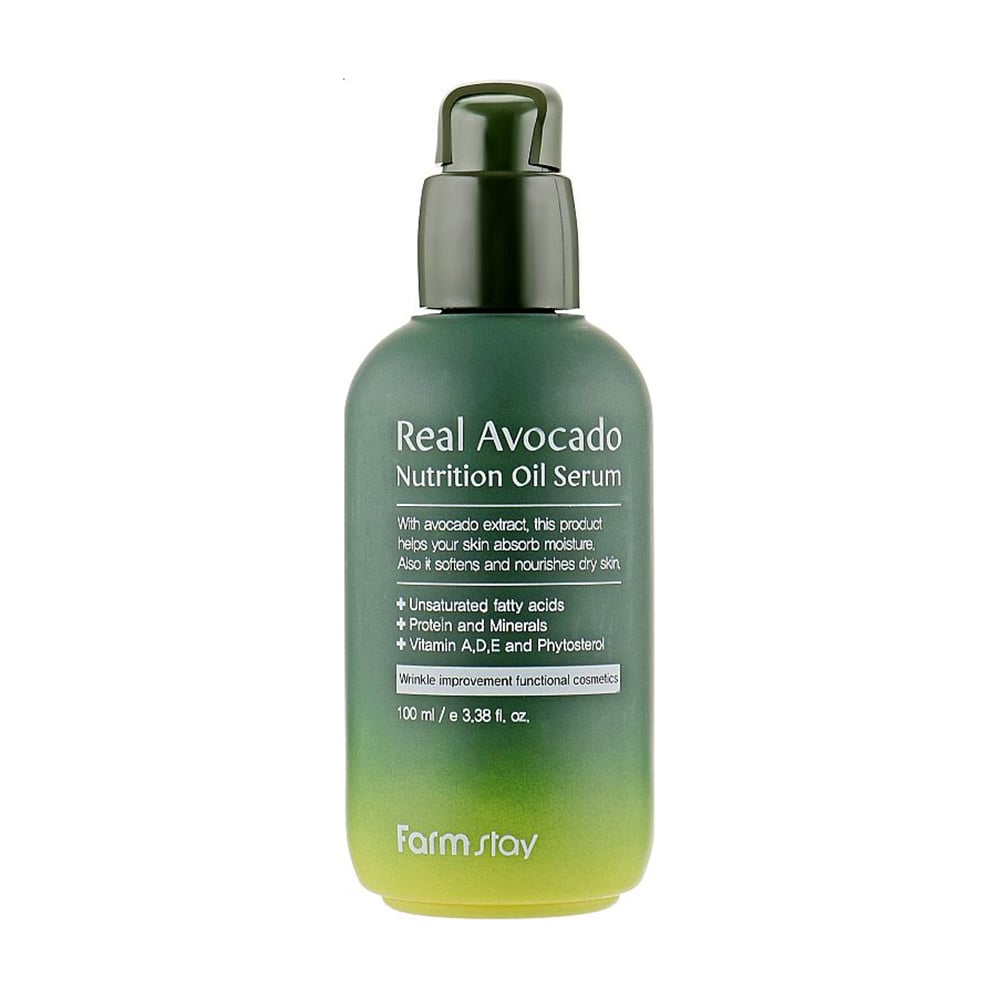 Живильна сироватка для обличчя FarmStay Real Avocado Nutrition Oil Serum з олією авокадо, 100 мл